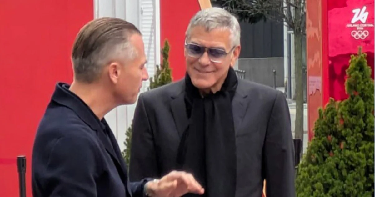 George Clooney brinca: “Me ponham filtros para parecer mais jovem” durante visita a Milão às vésperas das Olimpíadas 2026