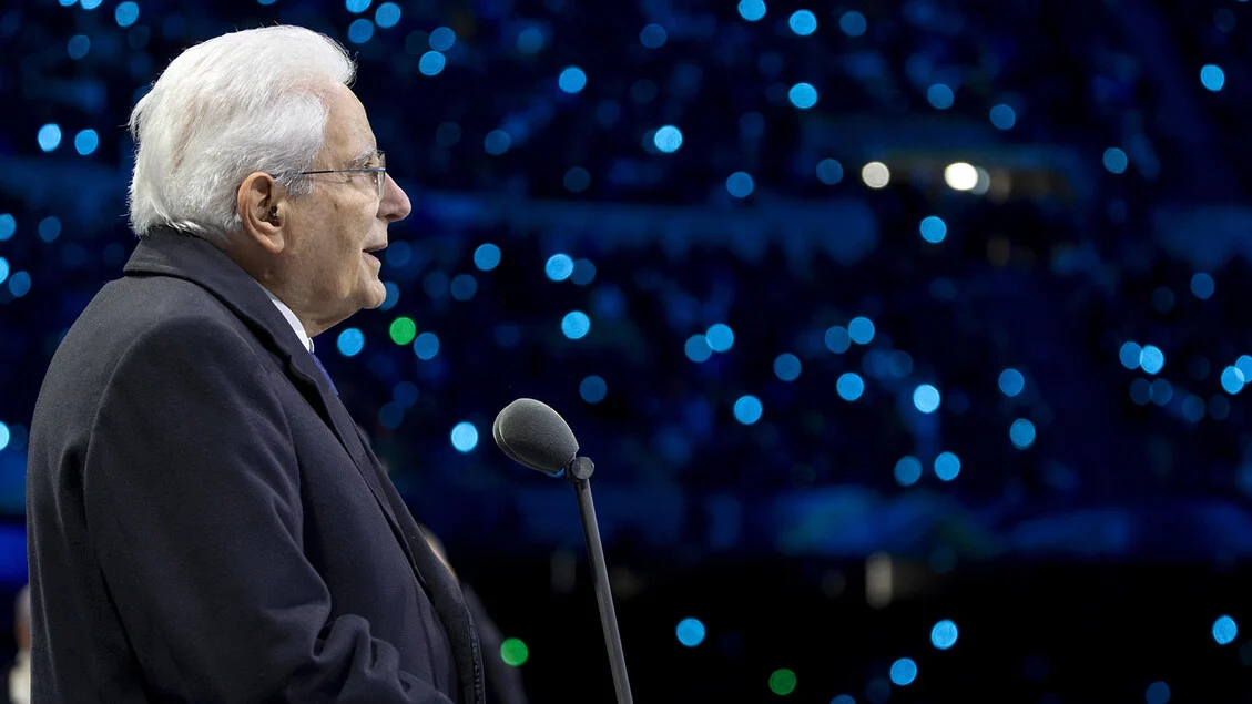 Mattarella chega a Cortina para acompanhar os Jogos de Inverno