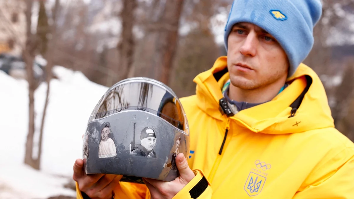 Vladyslav Heraskevych: quem eram os 22 ucranianos no capacete que o COI proibiu