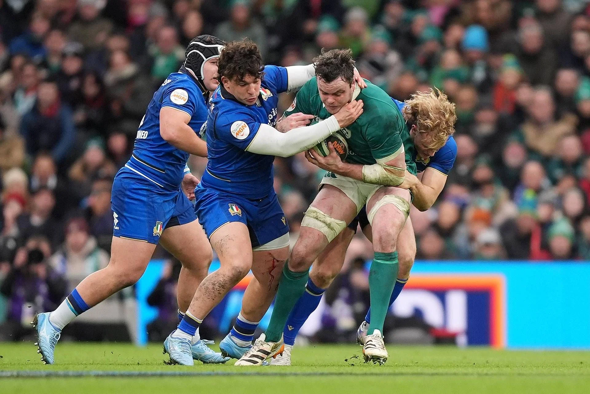 Irlanda vence Itália por 20-13 em Dublino pelo Sei Nazioni 2026