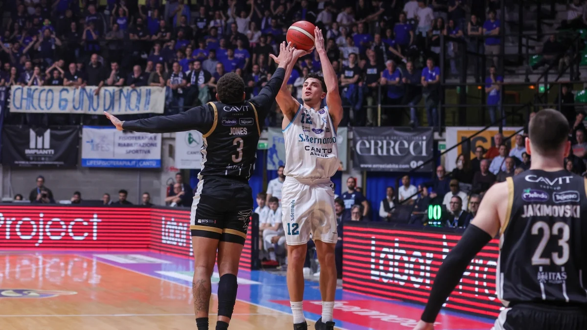 Cantù 108-91 Trento: A Dolomiti Energia desaba e sofre revés pesado antes da pausa