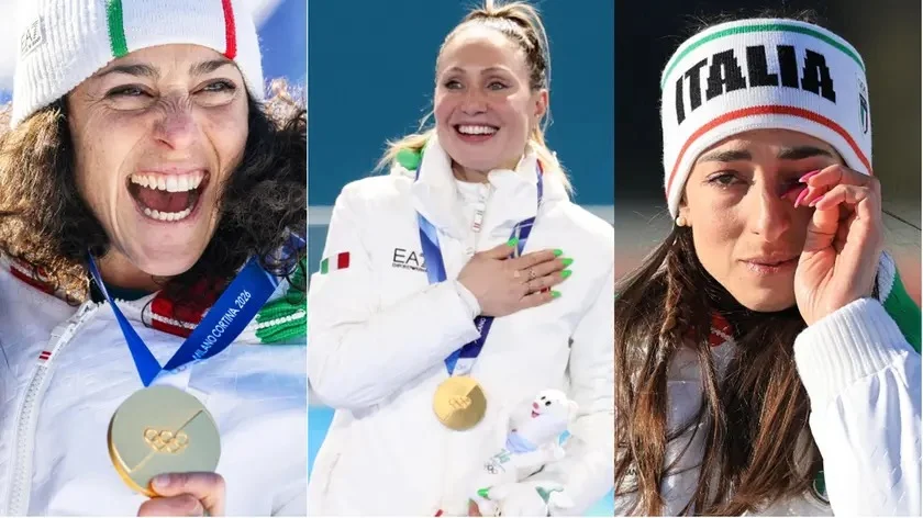 Itália vive dia intenso: Ouro no esqui, quarto lugar no short track e derrota no curling para a Itália