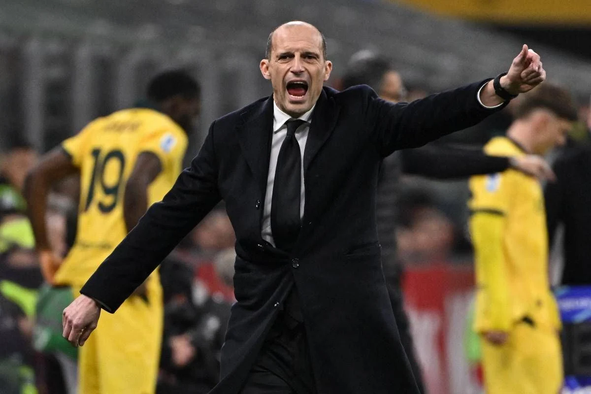 Allegri expulso após confronto com o banco do Como em San Siro