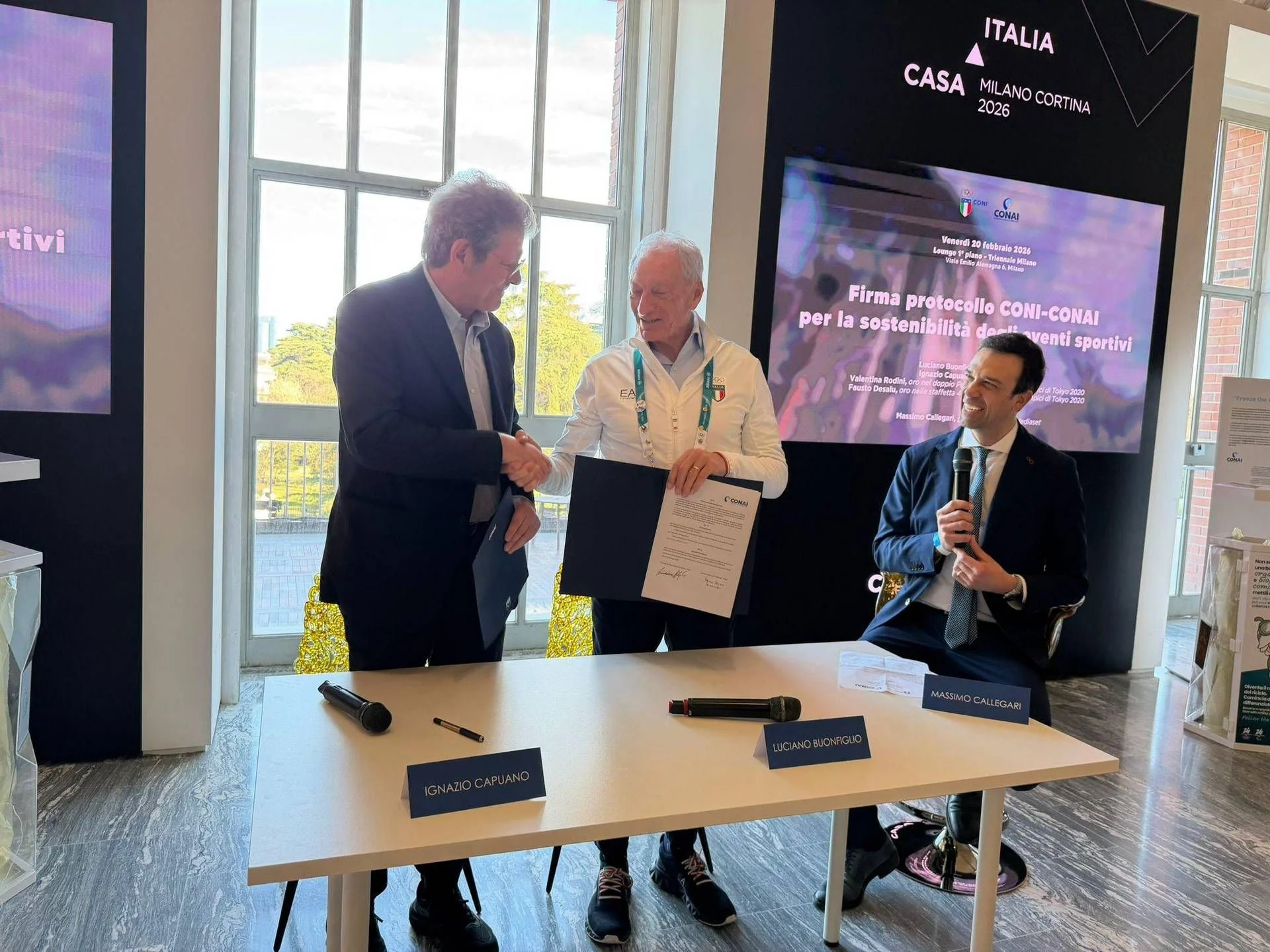 Milano‑Cortina adota protocolo Coni‑Conai para tornar eventos esportivos mais sustentáveis