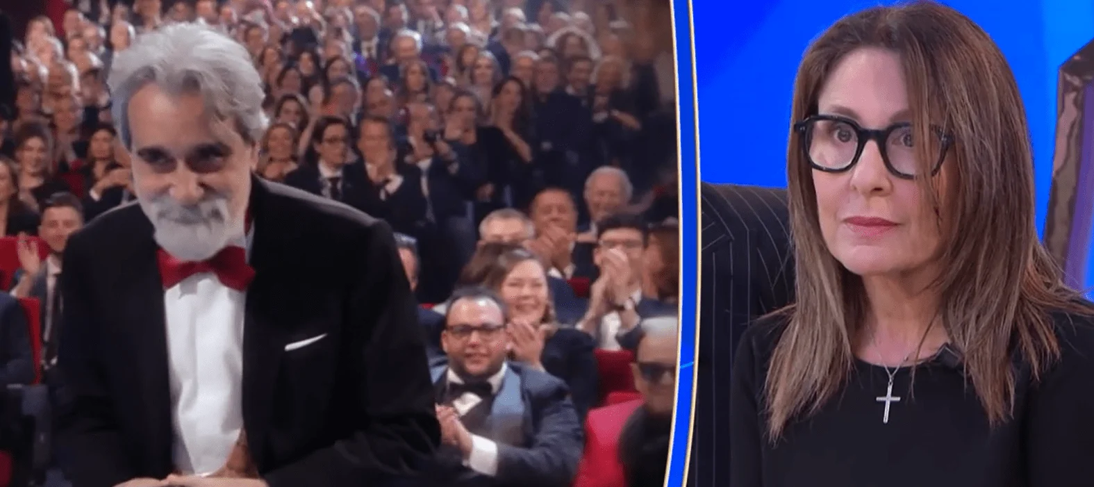 Sanremo presta homenagem a Peppe Vessicchio; filha Alessia se emociona ao vivo em 'La volta buona'