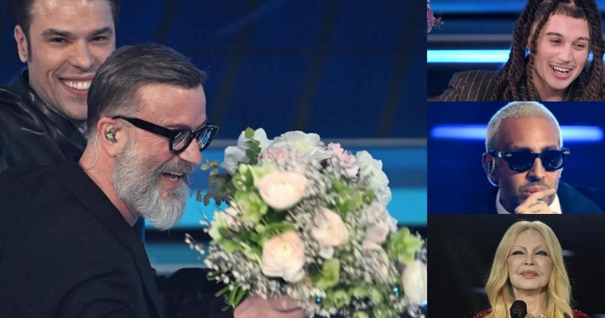 Sanremo 2026: Fedez e Masini com Sayf dominam o pulse social; Luchè logo atrás