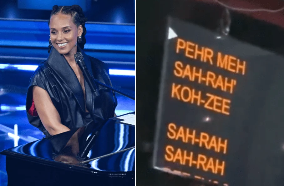 Sanremo 2026: Alicia Keys usa 'gobbo' à la Mariah Carey em performance com Eros Ramazzotti