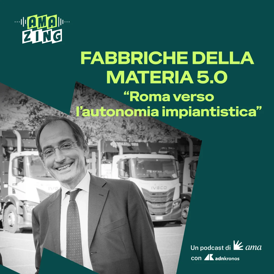 Amazing: segundo episódio do podcast Ama-Adnkronos aborda reciclagem e autonomia de plantas em Roma