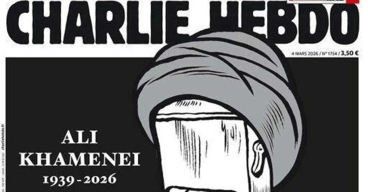 Charlie Hebdo provoca Teerã ao retratar Ali Khamenei como um 'sanitário' entre escombros