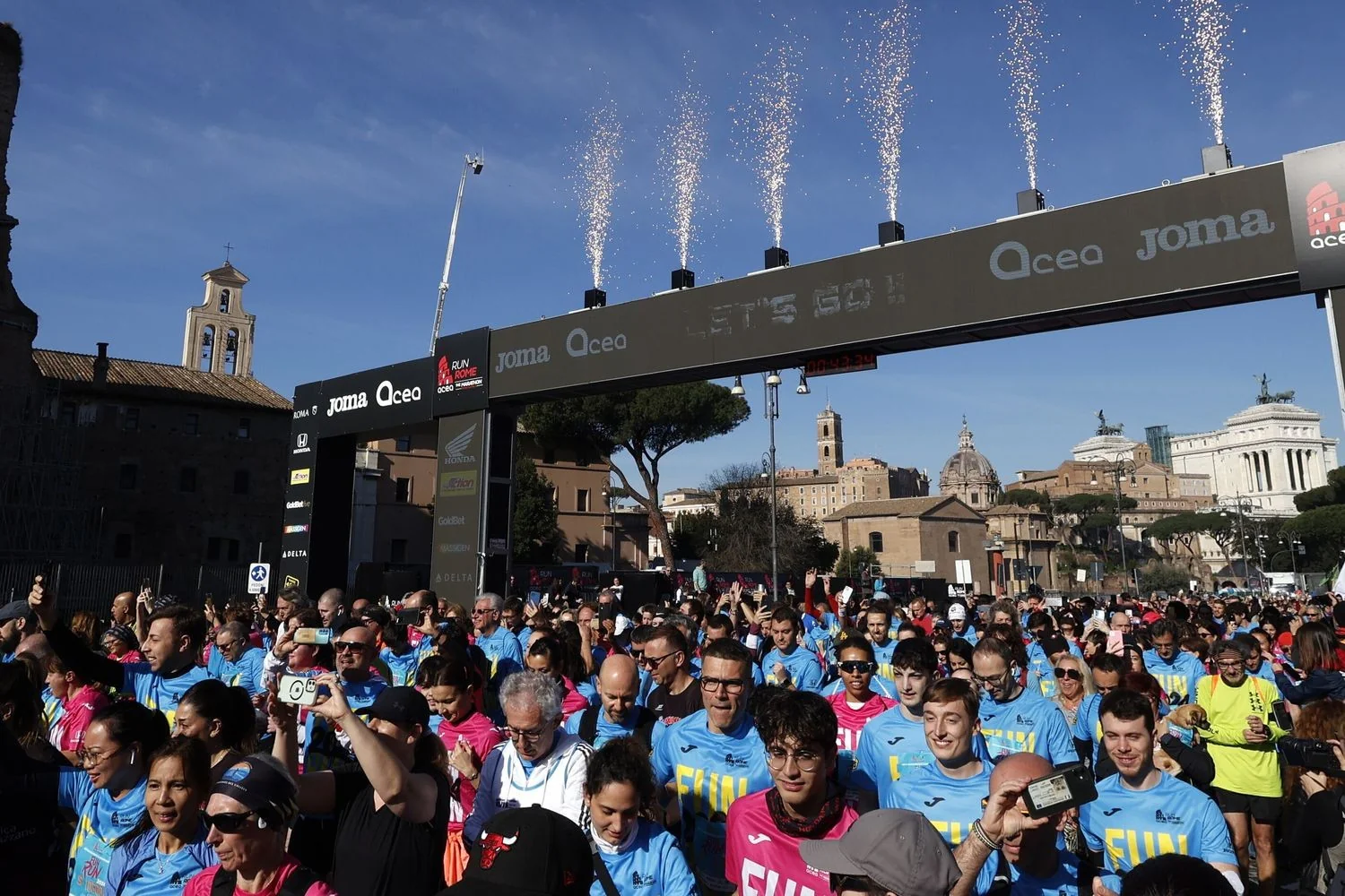 36 mil inscritos na Acea Run Rome Marathon: Roma reúne esporte e proteção da água no Dia Mundial da Água