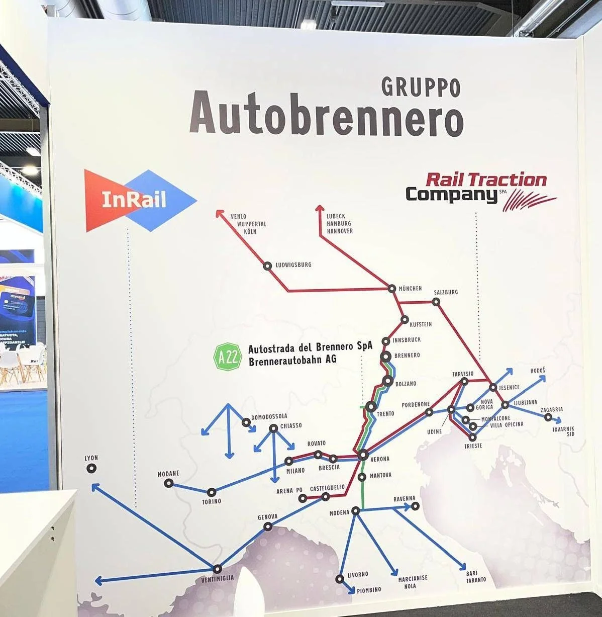 A22 reafirma compromisso com mobilidade sustentável e intermodalidade em LetExpo 2026