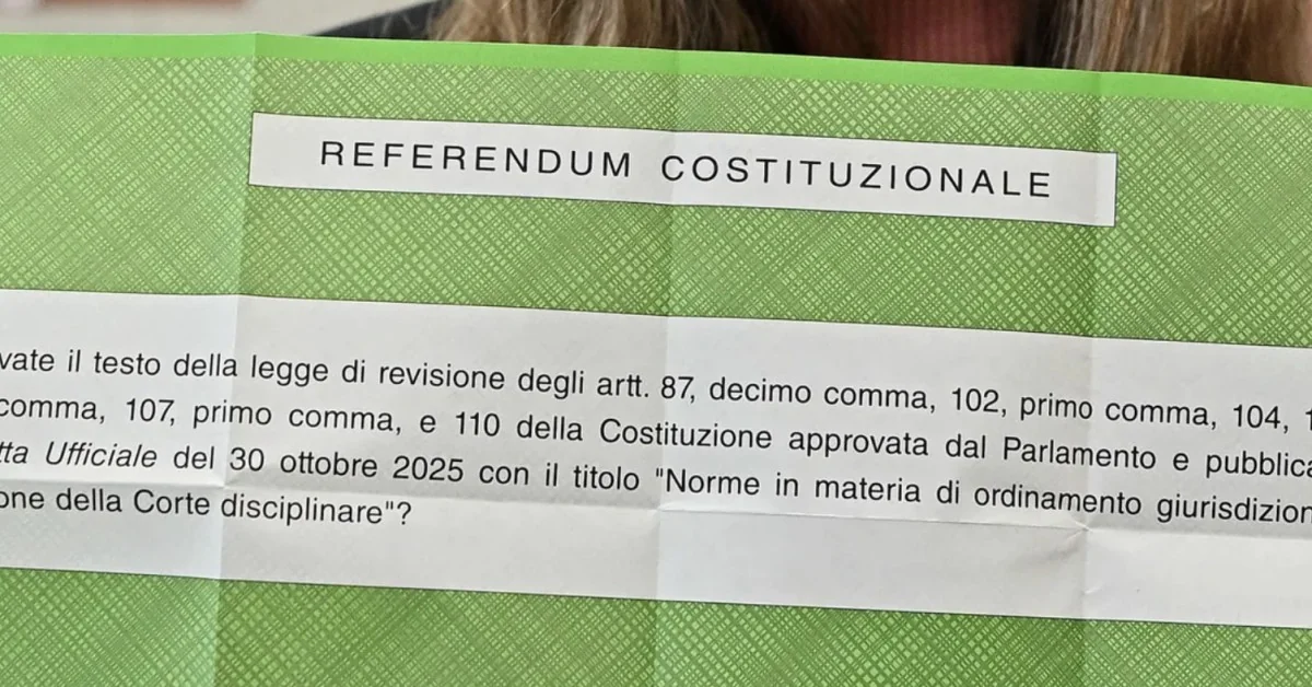 Afluência do referendo sobre a justiça atinge 38,78% às 19h: liderança da Emilia-Romagna, Lombardia e Toscana