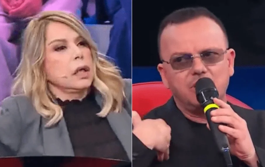 Amici: Gigi D'Alessio e Anna Pettinelli se enfrentam em bate-boca sobre quem faz os hits