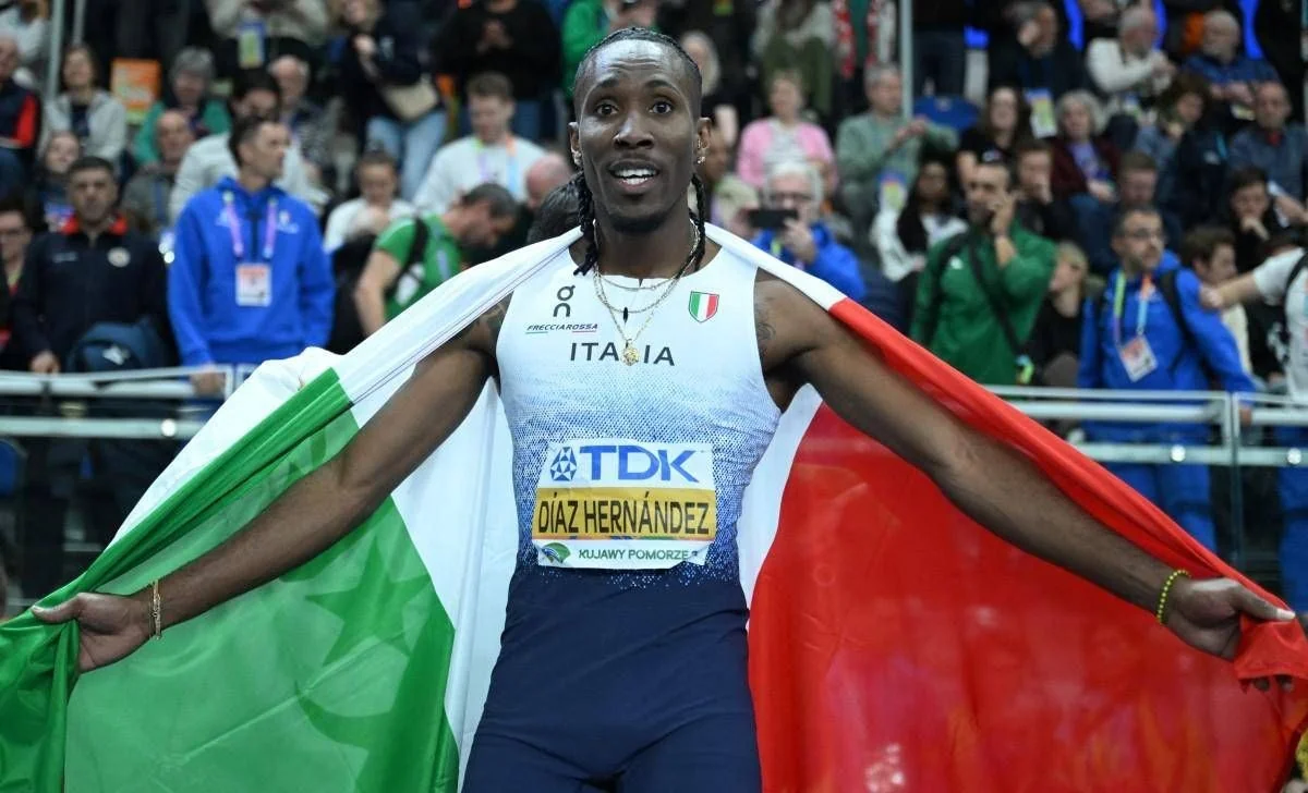 Andy Diaz confirma ouro no salto triplo nos Mundiais Indoor de Toruń com 17,47m