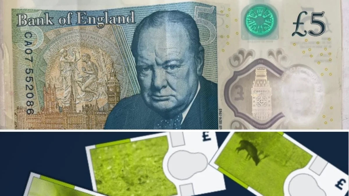 Bank of England substituirá rostos históricos por animais nas notas de libra: biodiversidade vira identidade nacional