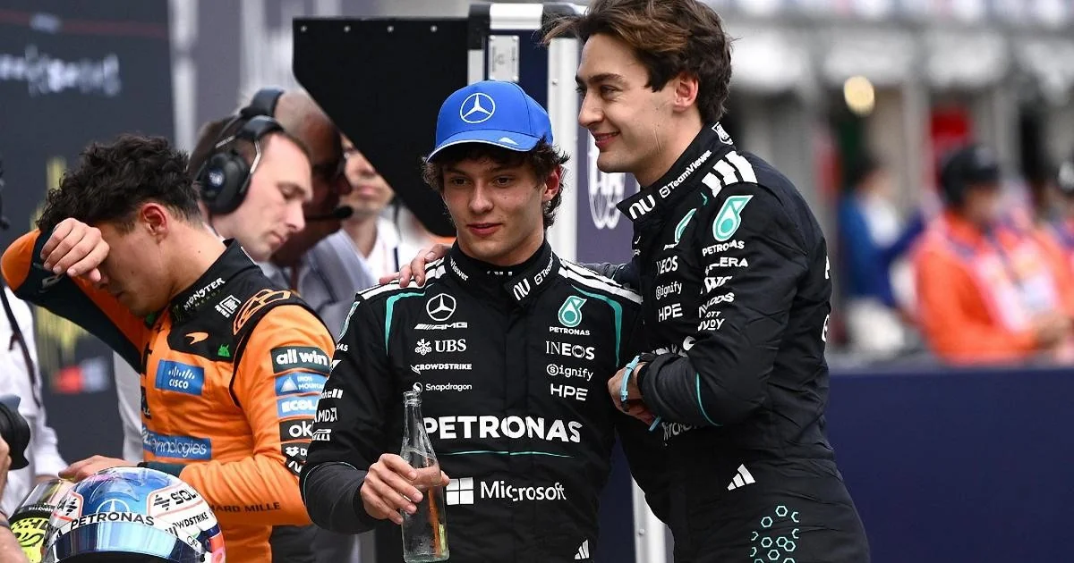 Antonelli faz história: pole aos 19 no GP da China com a Mercedes