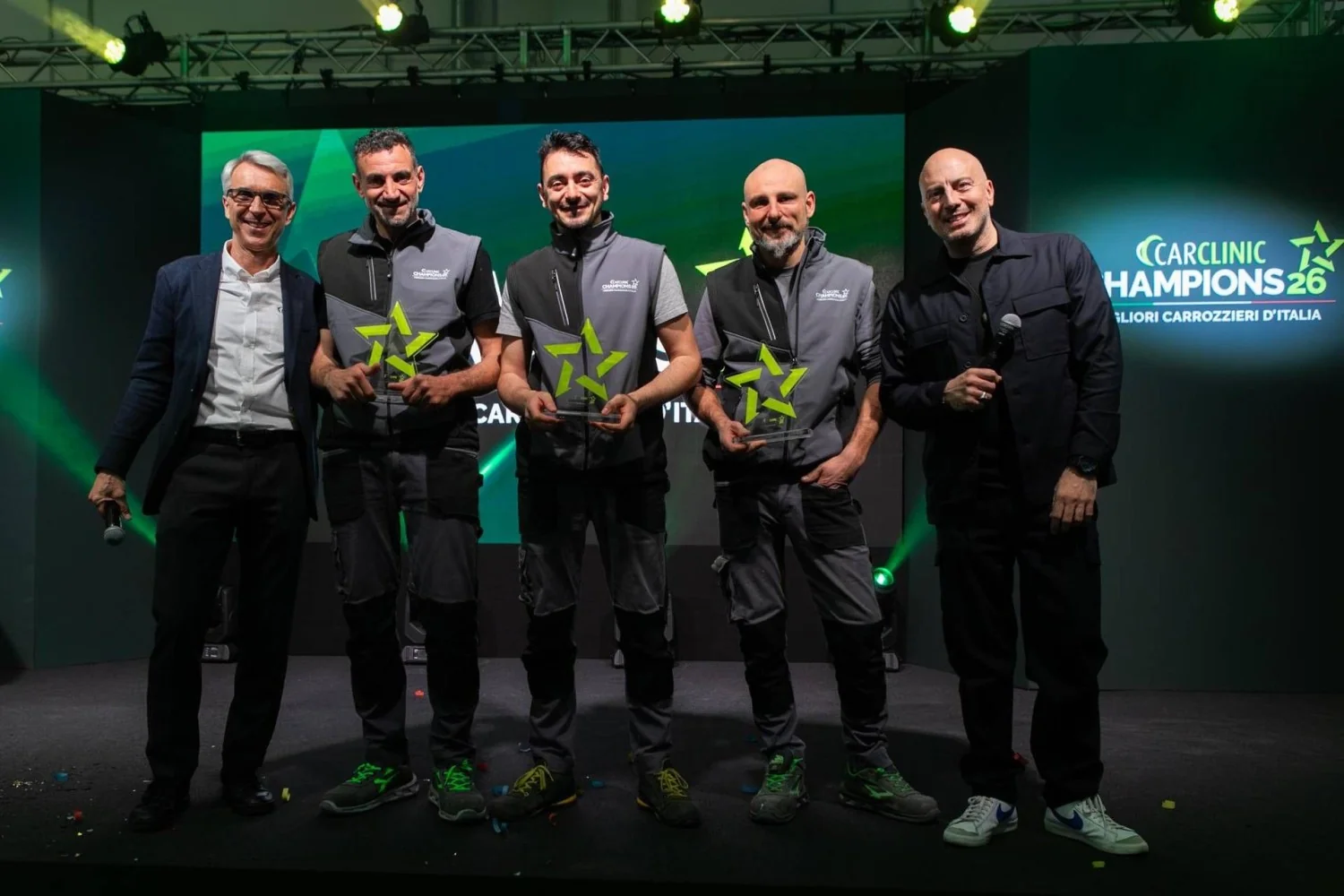 Car Clinic Champions: Pasceri, Mango e Giargiana são os melhores carrozeiros da Itália