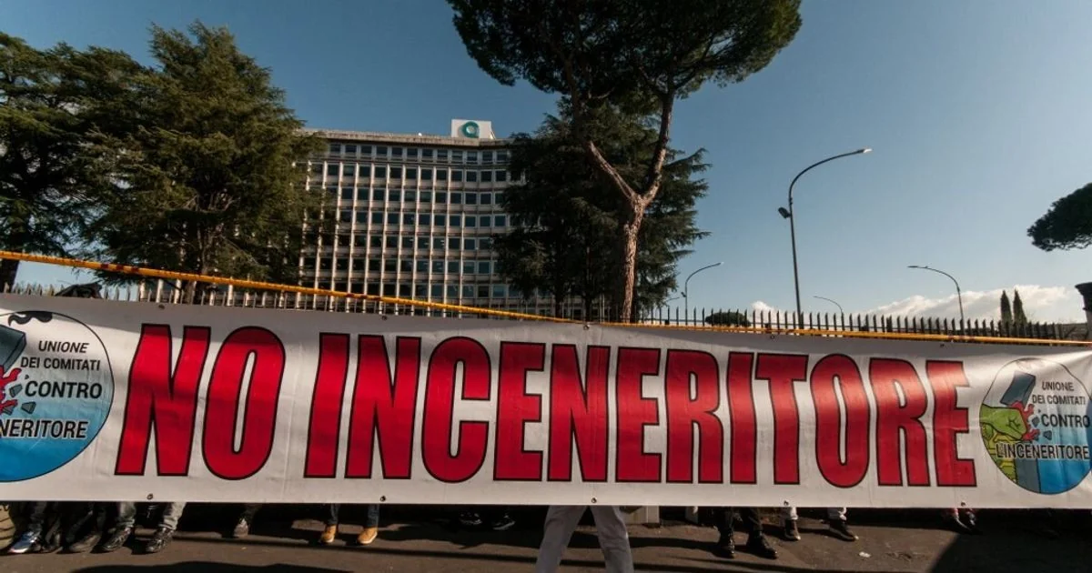 Comitês levam à UE suspeitas de procedimento irregular no termovalorizador de Santa Palomba