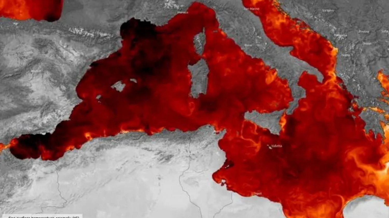 Copernicus: fevereiro de 2026 foi o quinto mês mais quente já registrado com chuvas extremas e inundações na Europa
