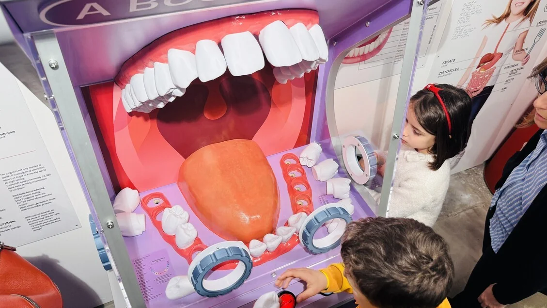Explora inaugura 'A bocca aperta': espaço interativo para ensinar higiene oral às crianças