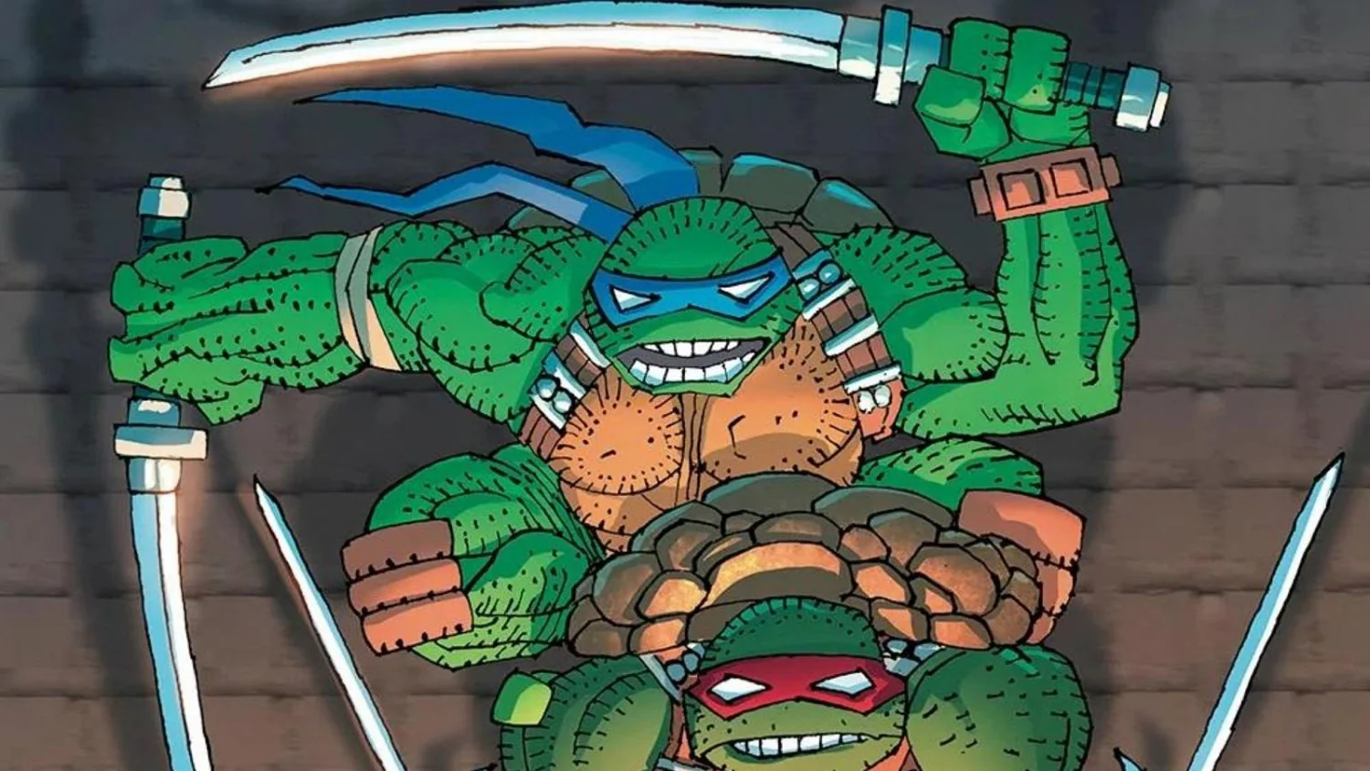 Frank Miller assina a capa comemorativa do número 300 das Tartarugas Ninja