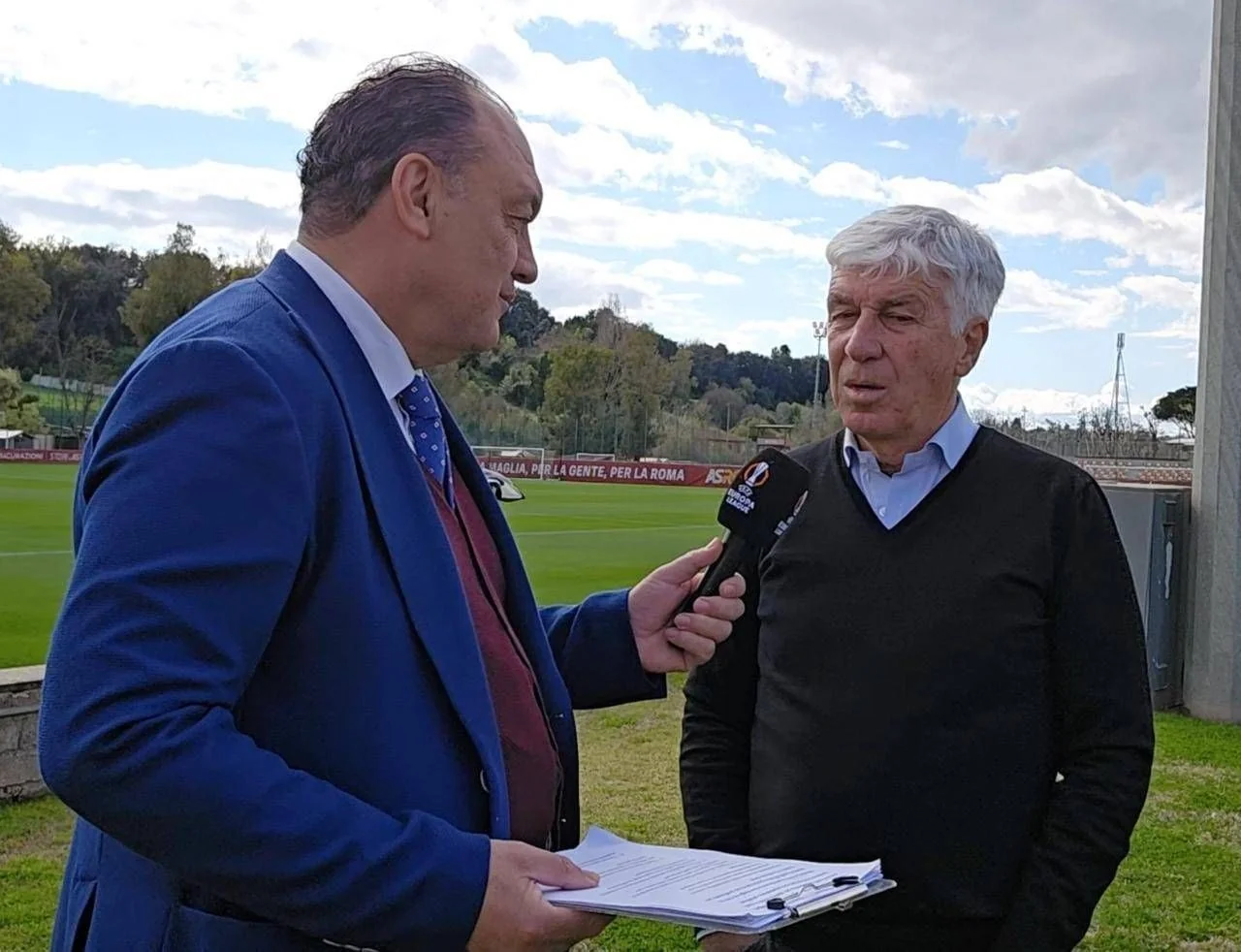 Gasperini espera jogo equilibrado com o Bologna; público da Roma será fator decisivo