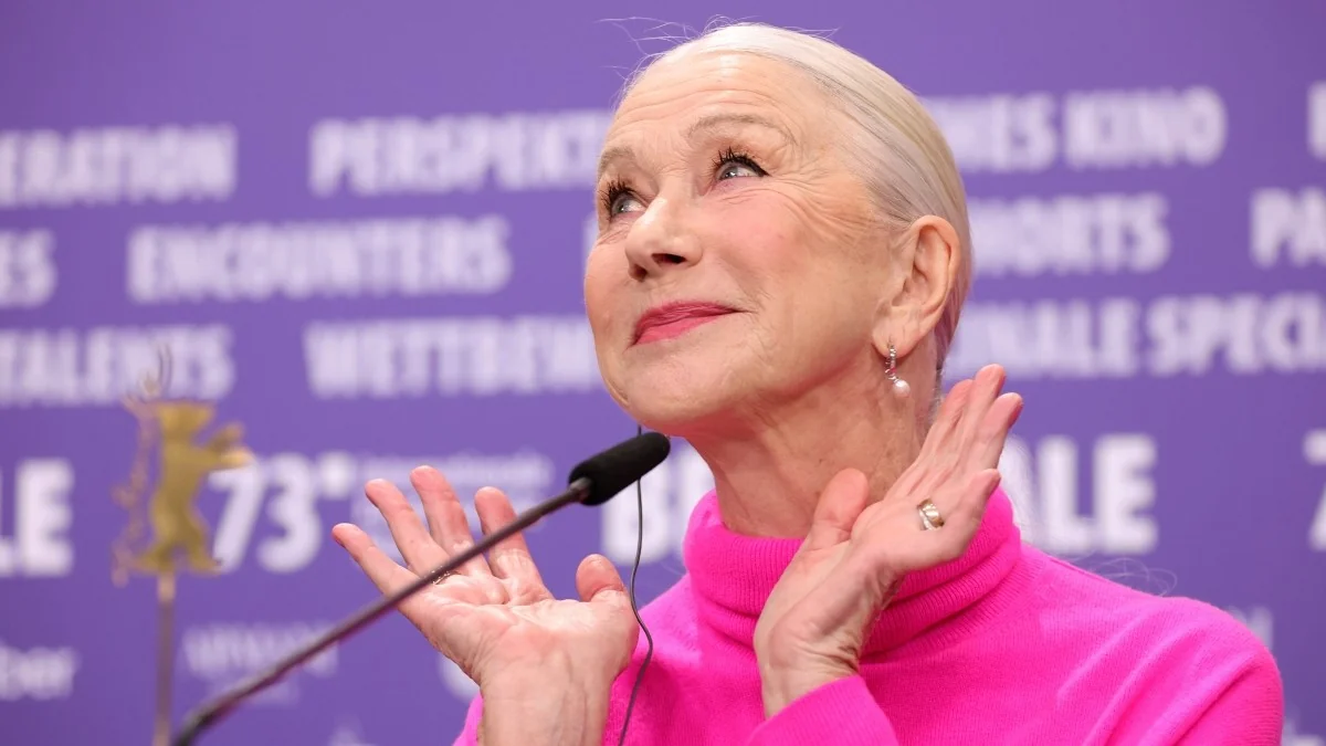Helen Mirren declara: 'A Itália é um vestido feito sob medida para mim'