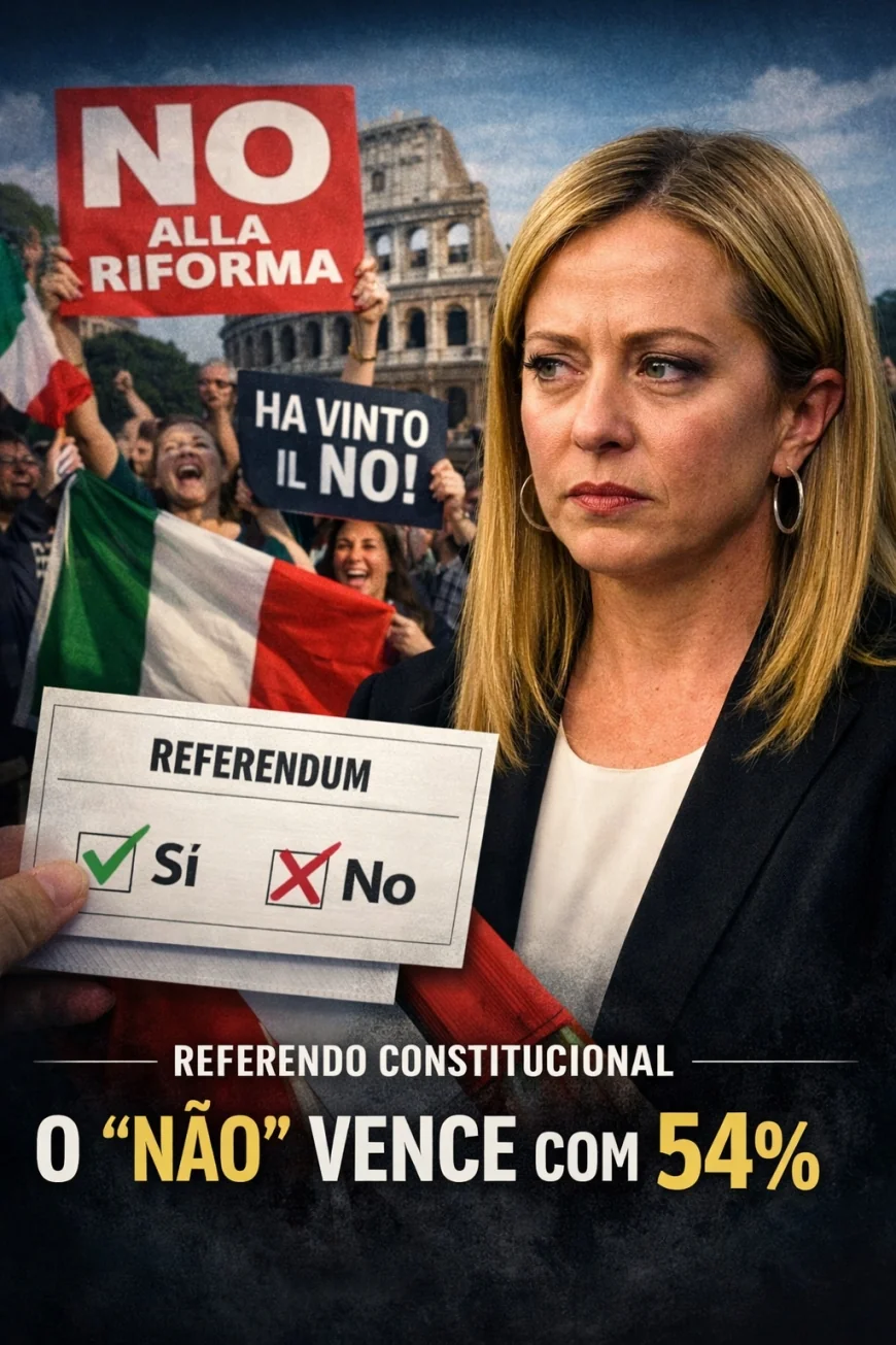 Resultado sobre a Reforma da Justiça na Itália: O voto "NO" ganha força em todo o país