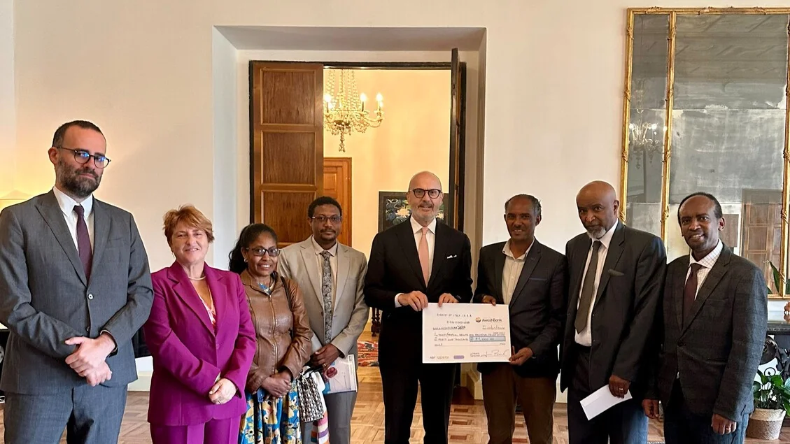 Itália doa verba a ONG etíope para campanha sobre câncer de próstata em Addis Abeba