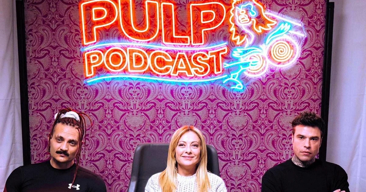 Giorgia Meloni no Pulp Podcast de Fedez e Mr. Marra: debate sobre o referendo, segurança e autonomia europeia