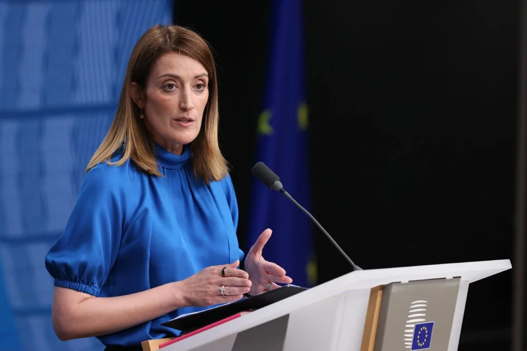 Metsola exige pleno papel do Parlamento Europeu na agenda de competitividade: ‘sem ratificações simbólicas’