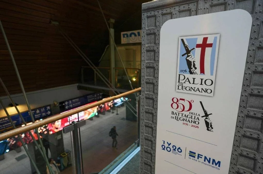 Milano Cadorna recebe 'Storie sul binario giusto. Il Palio di Legnano' para celebrar 850 anos da Battaglia