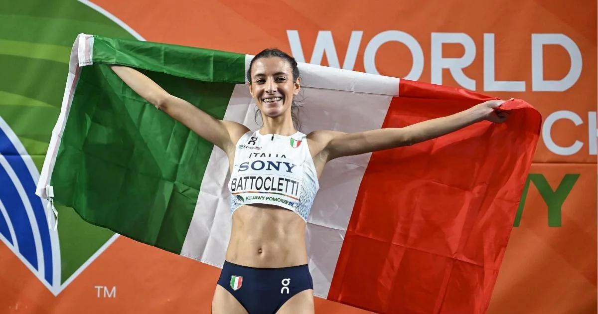Nadia Battocletti conquista ouro nos 3000 metros nos Mundiais Indoor de Toruń