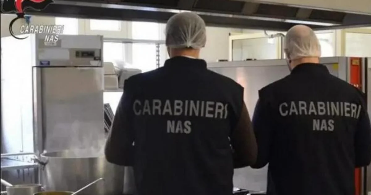 Fiscalização do NAS em refeitórios hospitalares: 18 de 22 unidades irregulares em Salerno, Avellino e Benevento