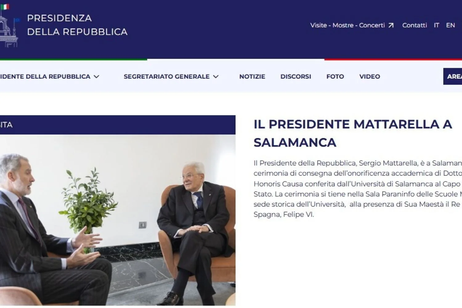 Quirinale lança site reformulado: Mattarella chama-o de ‘Casa degli italiani’
