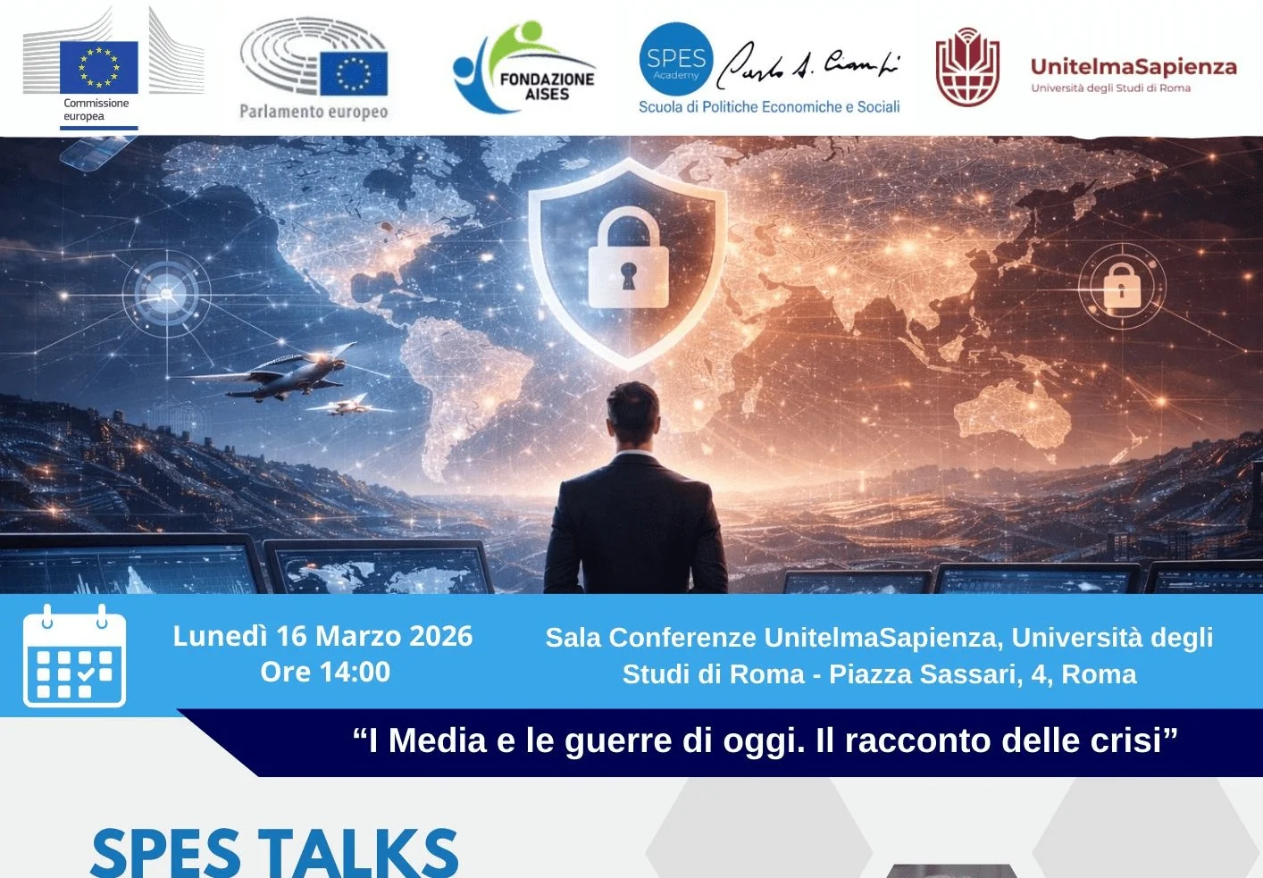 Spes Talks estreia em Roma com debate sobre mídia, informação e as guerras contemporâneas