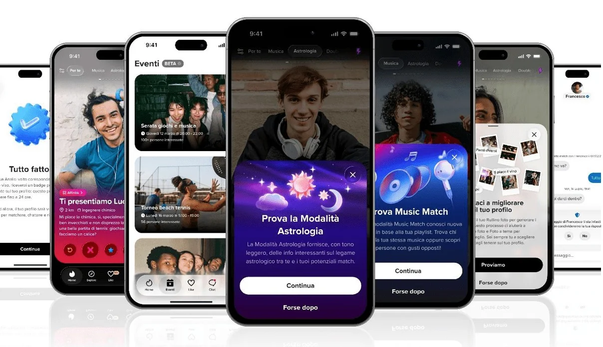 Tinder integra IA e experiências reais: todas as novidades do Tinder Sparks 2026