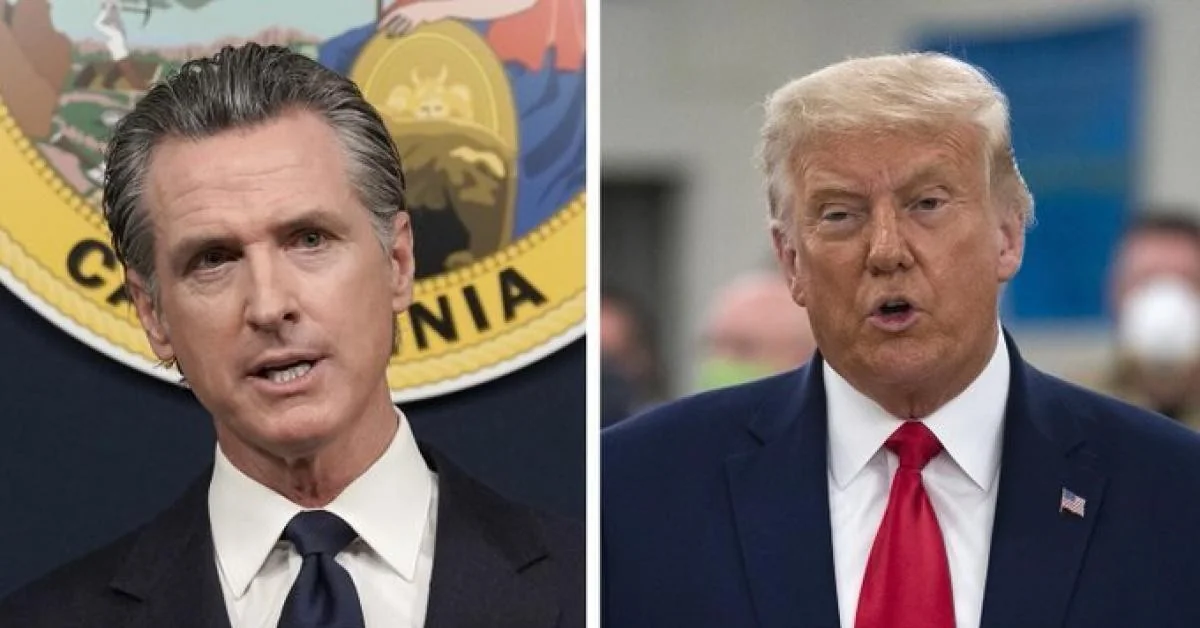 Trump ataca Gavin Newsom: “Disléxico e estúpido”; governador responde com dureza e acusações graves