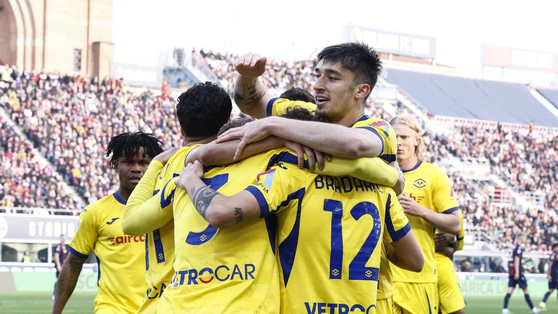 Verona surpreende no Dall'Ara e reacende esperança na luta contra o rebaixamento