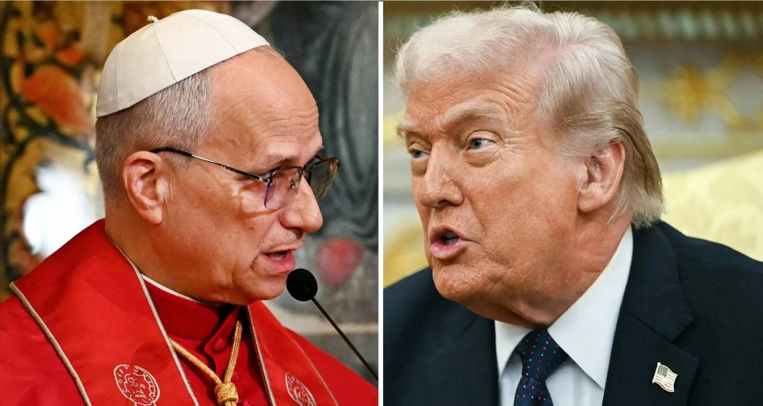 Reação nas redes: 93% de sentimento negativo contra Trump após críticas ao Papa Leão XIV, aponta Spin Factor