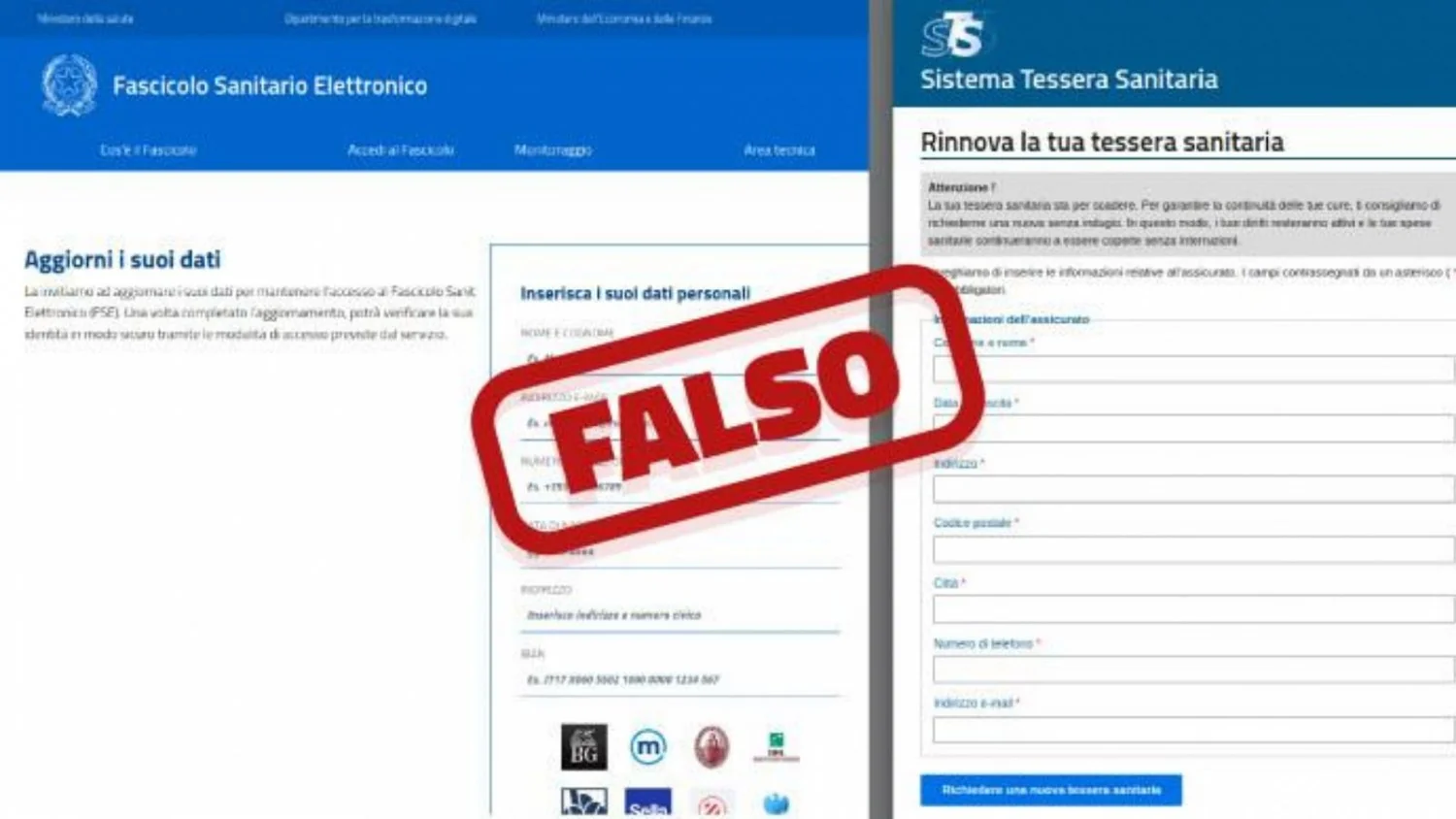 Alerta: e-mails falsos usando o nome do Ministero della Salute roubam dados e dinheiro