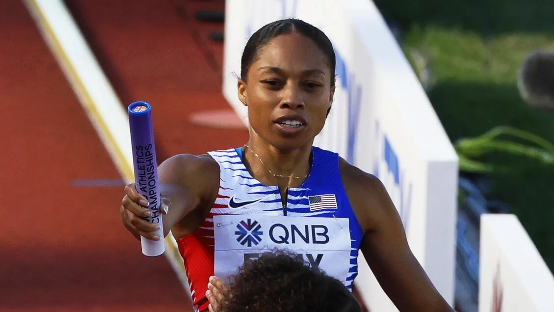 Allyson Felix anuncia retorno aos 40 anos e mira Los Angeles 2028