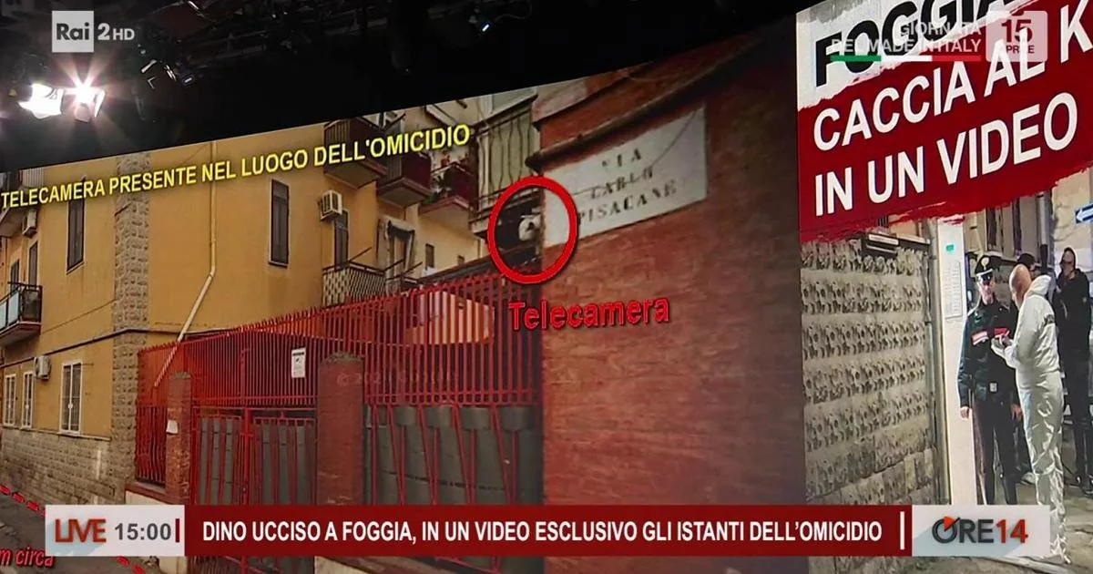 Áudio de câmera registra discussão e disparos que mataram o personal trainer Dino Carta em Foggia