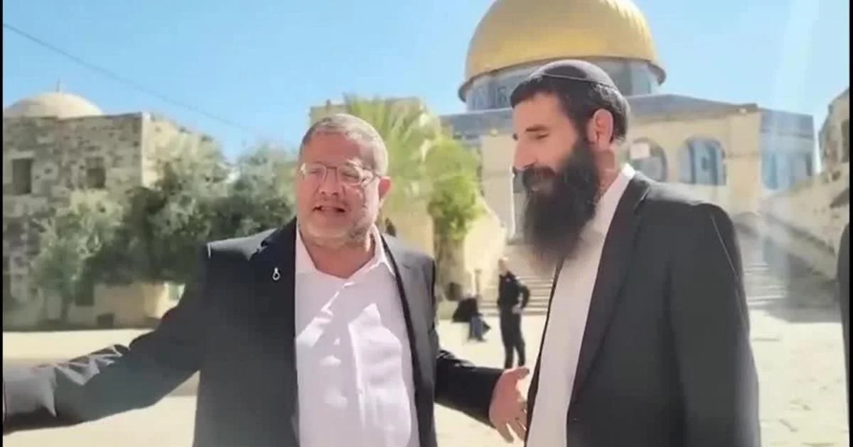 Ben Gvir visita Monte do Templo em Jerusalém: ‘Aqui me sinto o dono da casa’ — Riscos ao status quo