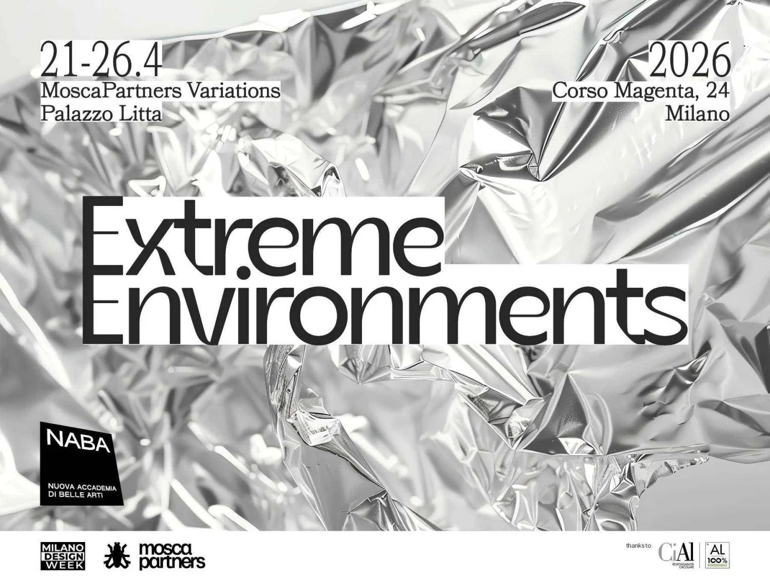 Cial e NABA iluminam a Milano Design Week com 'Extreme environments' em alumínio