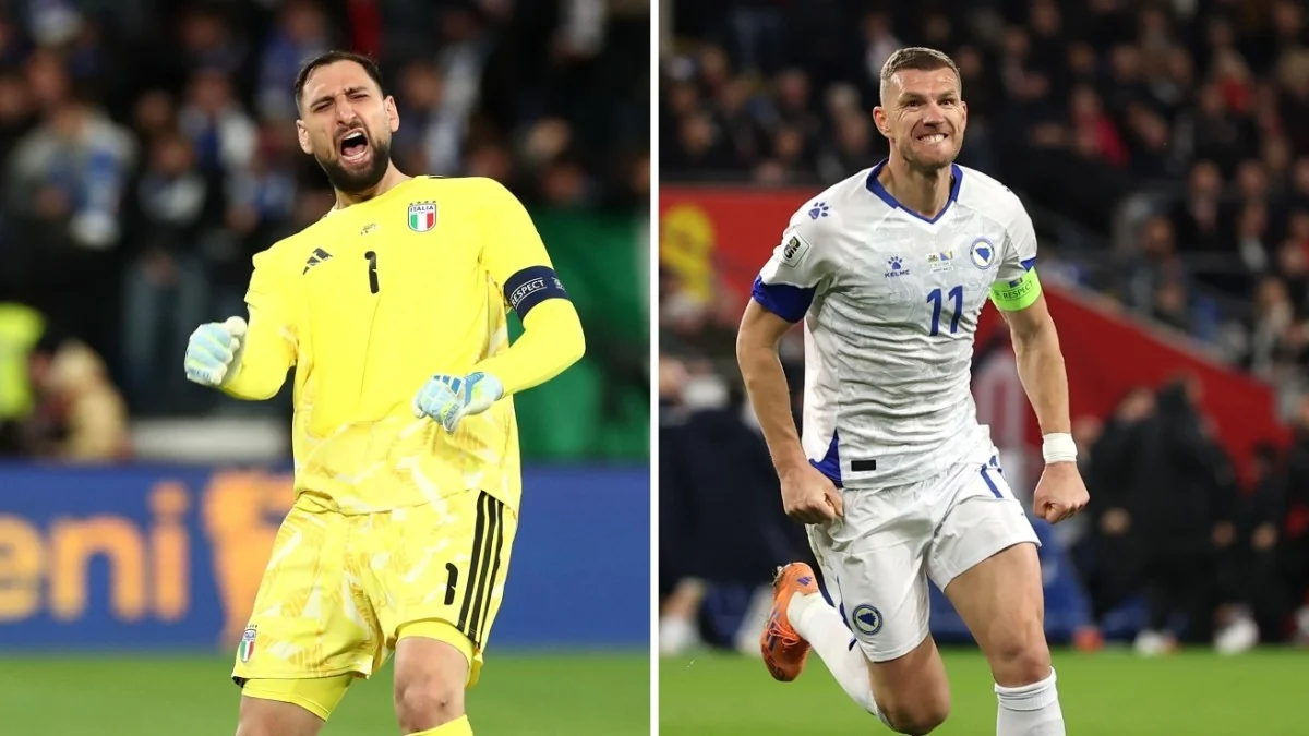 Donnarumma e Dzeko: capitães que iluminam o caminho para o Mundial em Zênica