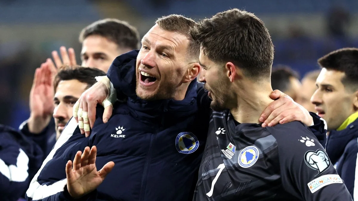 Dzeko: “Queremos o Mundial” — capitão da Bósnia promete fazer a Itália sofrer