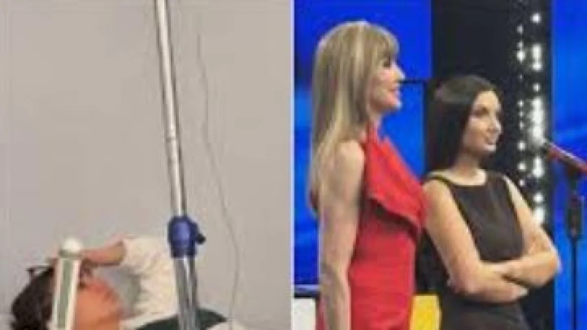 Elettra Lamborghini tem crise de cistite, corre ao hospital e consegue chegar a Canzonissima ao vivo