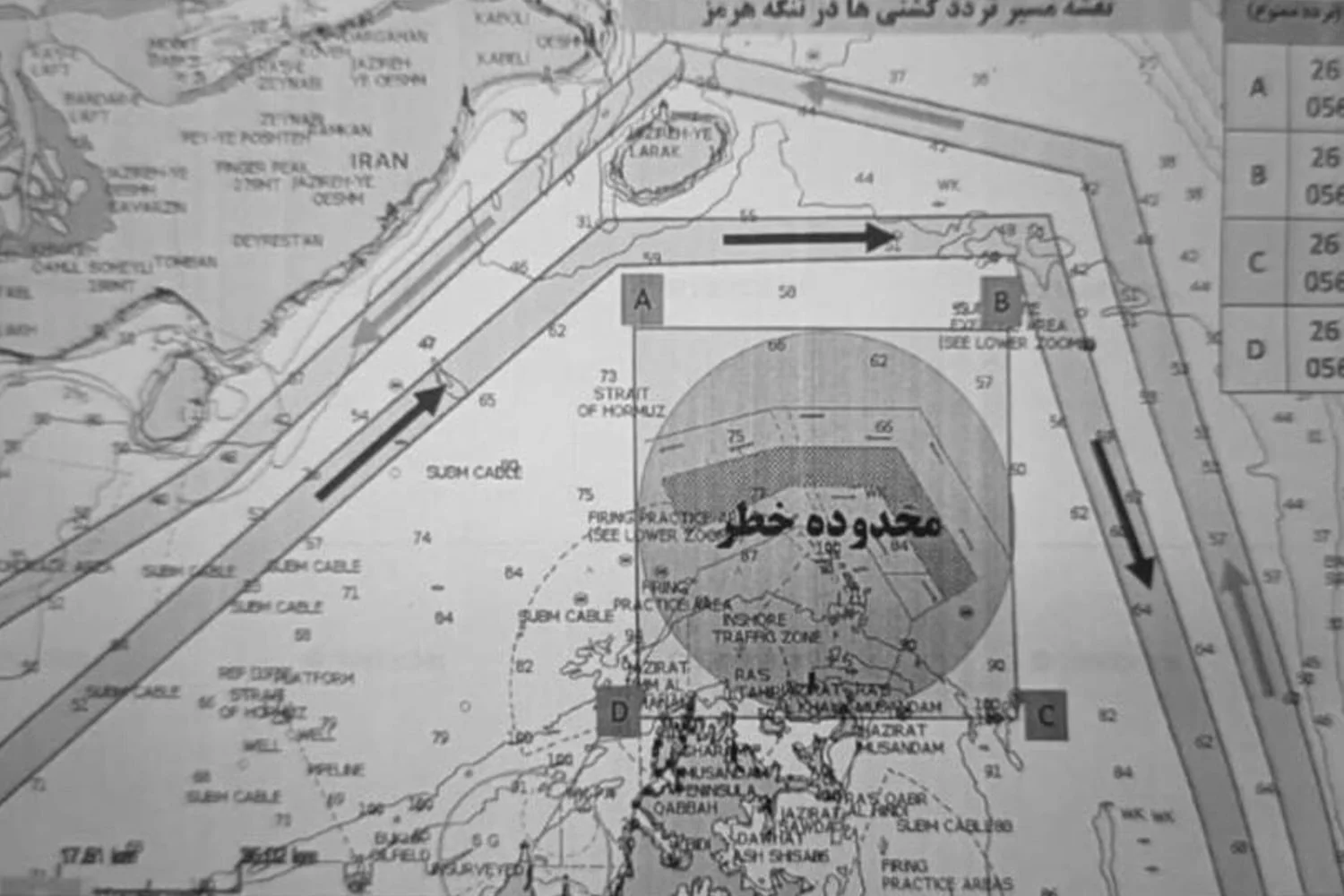 Estreito de Hormuz fechado: Irã anuncia rotas alternativas por risco de minas