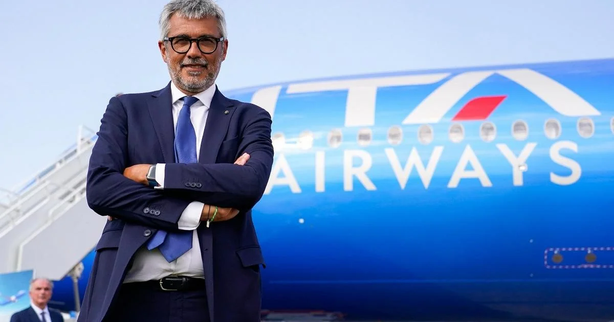 Ex-CEO da Ita Airways: Fabio Lazzerini, investigado em inquérito sobre o Garante da Privacidade